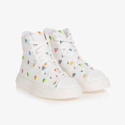 Stella McCartney Kids-Teen Girls Parrot Wings High-Top Trainers | Childrensalon Outlet