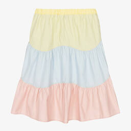 Stella McCartney Kids-Teen Girls Pastel Colourblock Skirt | Childrensalon Outlet