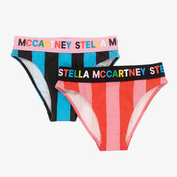 Stella McCartney Kids-Teen Girls Pink & Blue Knickers (2 Pack) | Childrensalon Outlet