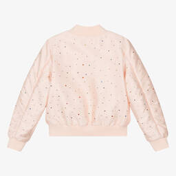 Stella McCartney Kids-Teen Girls Pink Cotton & Silk Jacket | Childrensalon Outlet