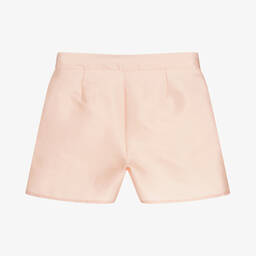 Stella McCartney Kids-Teen Girls Pink Cotton & Silk Shorts | Childrensalon Outlet
