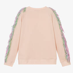Stella McCartney Kids-Teen Girls Pink Cotton Star Sweatshirt | Childrensalon Outlet