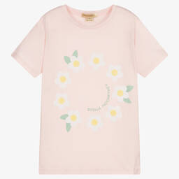 Stella McCartney Kids-تيشيرت تينز بناتي قطن لون زهري | Childrensalon Outlet