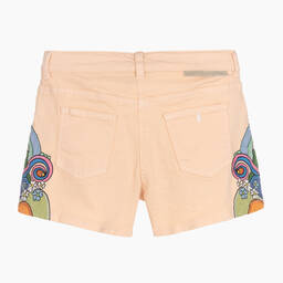 Stella McCartney Kids-Teen Girls Pink Denim Shorts | Childrensalon Outlet