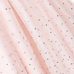 Stella McCartney Kids-Розовое платье из тюля со стразами | Childrensalon Outlet