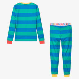 Stella McCartney Kids-طقم بنطلون حراري لون زهري وأحمر للمراهقات | Childrensalon Outlet