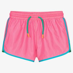 Stella McCartney Kids-شورت رياضة تينز بناتي لون زهري | Childrensalon Outlet