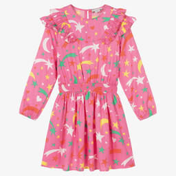 Stella McCartney Kids-Teen Girls Pink Star Dress | Childrensalon Outlet