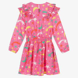 Stella McCartney Kids-Teen Girls Pink Star Dress | Childrensalon Outlet