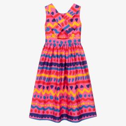 Stella McCartney Kids-Розовое платье в полоску для подростков | Childrensalon Outlet