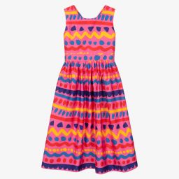 Stella McCartney Kids-Розовое платье в полоску для подростков | Childrensalon Outlet