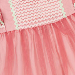 Stella McCartney Kids-Teen Girls Rose Pink Organza Dress | Childrensalon Outlet