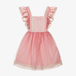 Stella McCartney Kids-Teen Girls Rose Pink Organza Dress | Childrensalon Outlet