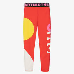 Stella McCartney Kids-Teen Girls SMC Logo Active Leggings | Childrensalon Outlet