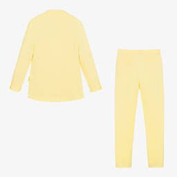 Stella McCartney Kids-Teen Girls Yellow Viscose Tailored Suit | Childrensalon Outlet