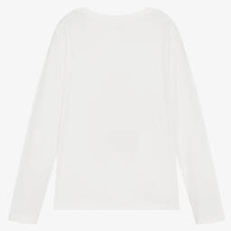 Stella McCartney Kids-Teen Ivory Cotton Gingerbread House Top | Childrensalon Outlet