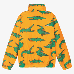 Stella McCartney Kids-Оранжевая рубашка с крокодилами для подростков | Childrensalon Outlet