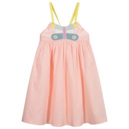 Stella McCartney Kids-Розовое платье с бабочкой для подростков | Childrensalon Outlet
