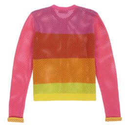 Stella McCartney Kids-Teen Pink Palms Cardigan | Childrensalon Outlet