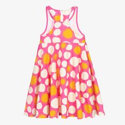 Stella McCartney Kids-Розовый хлопковый сарафан для подростков | Childrensalon Outlet