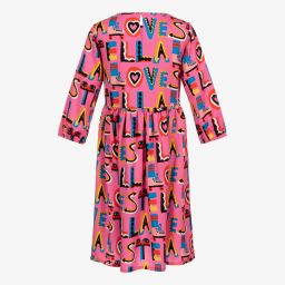 Stella McCartney Kids-Розовое платье из вискозы для подростков | Childrensalon Outlet