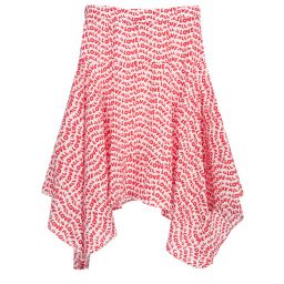 Stella McCartney Kids- Teen Red Love Logo Skirt | Childrensalon Outlet