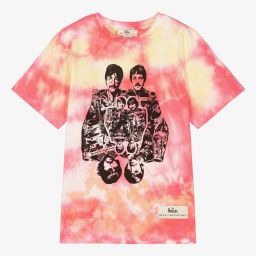 Stella McCartney Kids-Teen Tie-Dye Get Back T-Shirt | Childrensalon Outlet