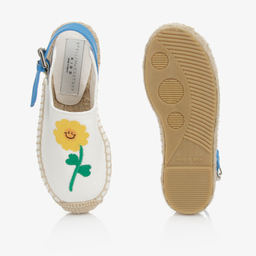 Stella McCartney Kids-Teen White Espadrille Sandals | Childrensalon Outlet