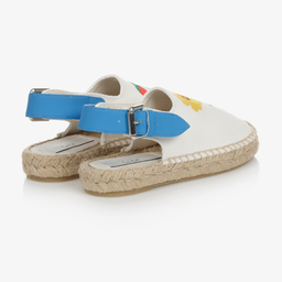 Stella McCartney Kids-Teen White Espadrille Sandals | Childrensalon Outlet
