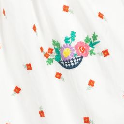 Stella McCartney Kids-Teen White Flower Sun Dress | Childrensalon Outlet