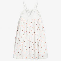 Stella McCartney Kids-Teen White Flower Sun Dress | Childrensalon Outlet