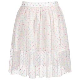Stella McCartney Kids-Teen White Tulle Skirt | Childrensalon Outlet