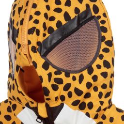 Stella McCartney Kids-Teen Yellow Cheetah Zip-Up Top | Childrensalon Outlet