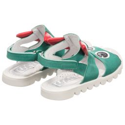 Step2wo-صندل 'مونستر'  جلد لون أخضر | Childrensalon Outlet