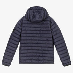Stone Island Junior-Teen Boys Navy Blue Puffer Jacket | Childrensalon Outlet