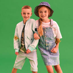 Stone Island Junior-Teen Mint Green Bomber Jacket | Childrensalon Outlet