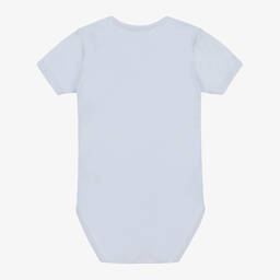 Story Loris-Бело-голубые хлопковые боди (2шт.) | Childrensalon Outlet