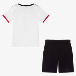 Story Loris-بيجاما شورت قطن لون كحلي وأبيض للأولاد | Childrensalon Outlet