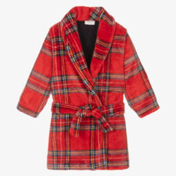 Story Loris-Красный халат в клетку | Childrensalon Outlet