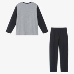 Story Loris-بيجاما مودال جيرسي لون كحلي ورمادي للأولاد | Childrensalon Outlet