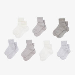 Story Loris-Серые вязаные носки для малышей (7пар) | Childrensalon Outlet