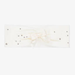 Story Loris-Girls Ivory Diamanté Headband | Childrensalon Outlet