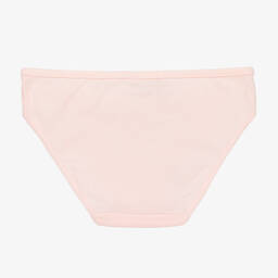 Story Loris-Girls Pink Modal & Lace Knickers | Childrensalon Outlet
