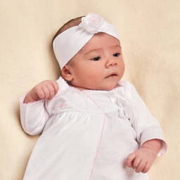 Story Loris-Girls White Flower Headband | Childrensalon Outlet