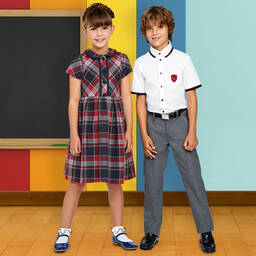 Story Loris-جوارب كشكش قطن لون أبيض وكحلي للبنات | Childrensalon Outlet