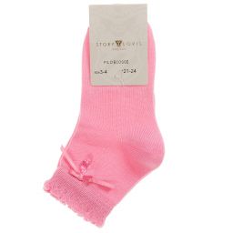 Story Loris-جوارب قطن لون زهري للبنات | Childrensalon Outlet