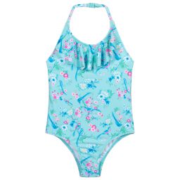 Sunuva-Blue Floral Swimsuit (UPF50+) | Childrensalon Outlet