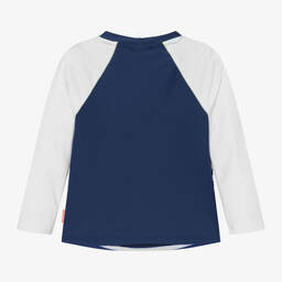 Sunuva-Boys Navy Blue Stripe Swim Top | Childrensalon Outlet