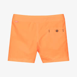 Sunuva-Boys Neon Orange Swim Shorts (UPF 50+) | Childrensalon Outlet