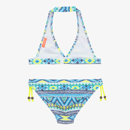 Sunuva-مايّو بيكيني لون أزرق وأصفر للبنات | Childrensalon Outlet